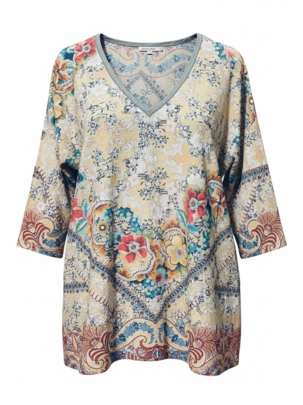 Johnny Was Printed Tunic Blouse – XS